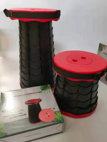 Outdoor Telescopic Plastic Folding Stool