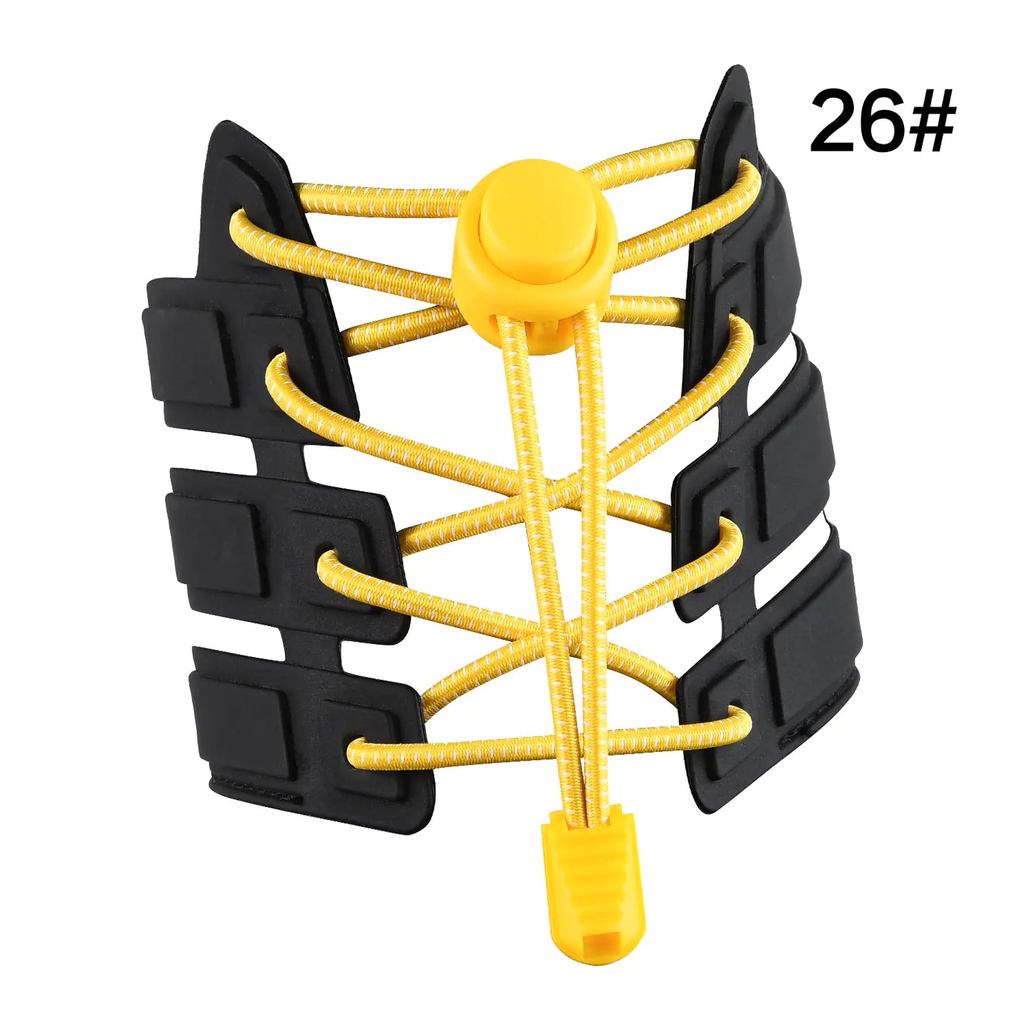 Kids No-Tie Shoelace Clips with Elastic Bands