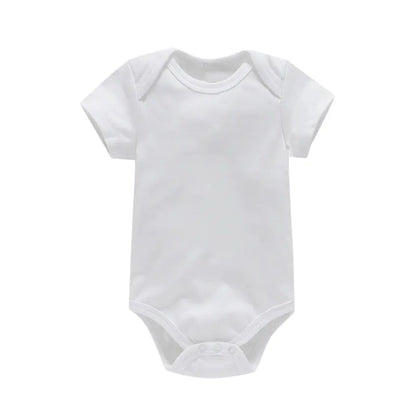 Baby Solid Color Cotton Romper