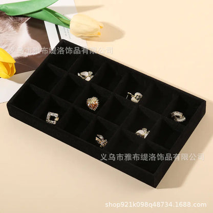 Velvet Jewelry Organizer Tray