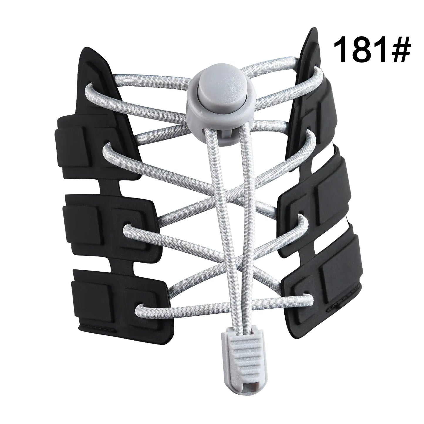 Kids No-Tie Shoelace Clips with Elastic Bands