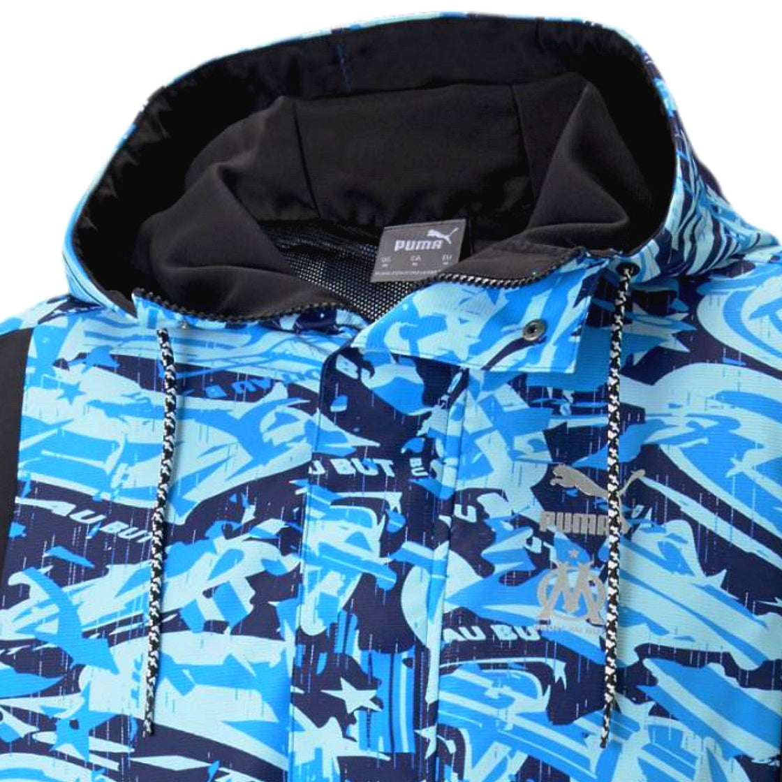 Olympique Marseille streetwear woven presentation jacket 2022 - Puma-2