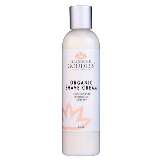 Glimmer Goddess’ Best Organic Shave Cream with Aloe, Coconut Oil, & Shea Butter-0