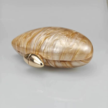 Elegant Acrylic Bullet Clutch