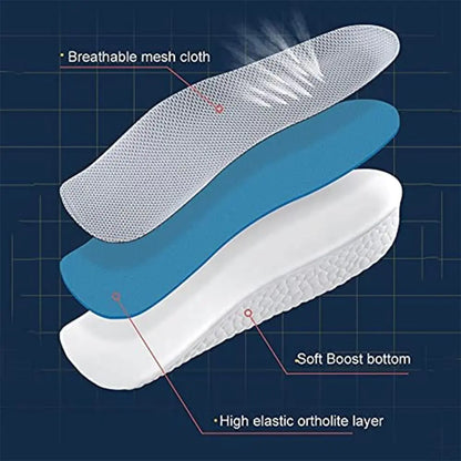 Breathable Invisible Height Increasing Arch Support Insole