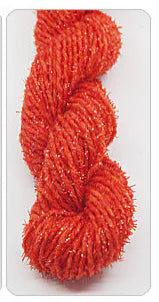 Acrylic Yarn with Metallic Thread for Knitting and Crochet