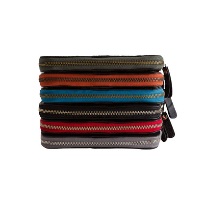 Caroline Long Zip Vegan Purse (6 Colours Available)-2