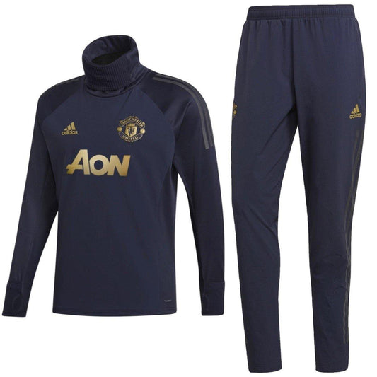 Manchester United training technical soccer tracksuit UCL 2018/19 - Adidas-0