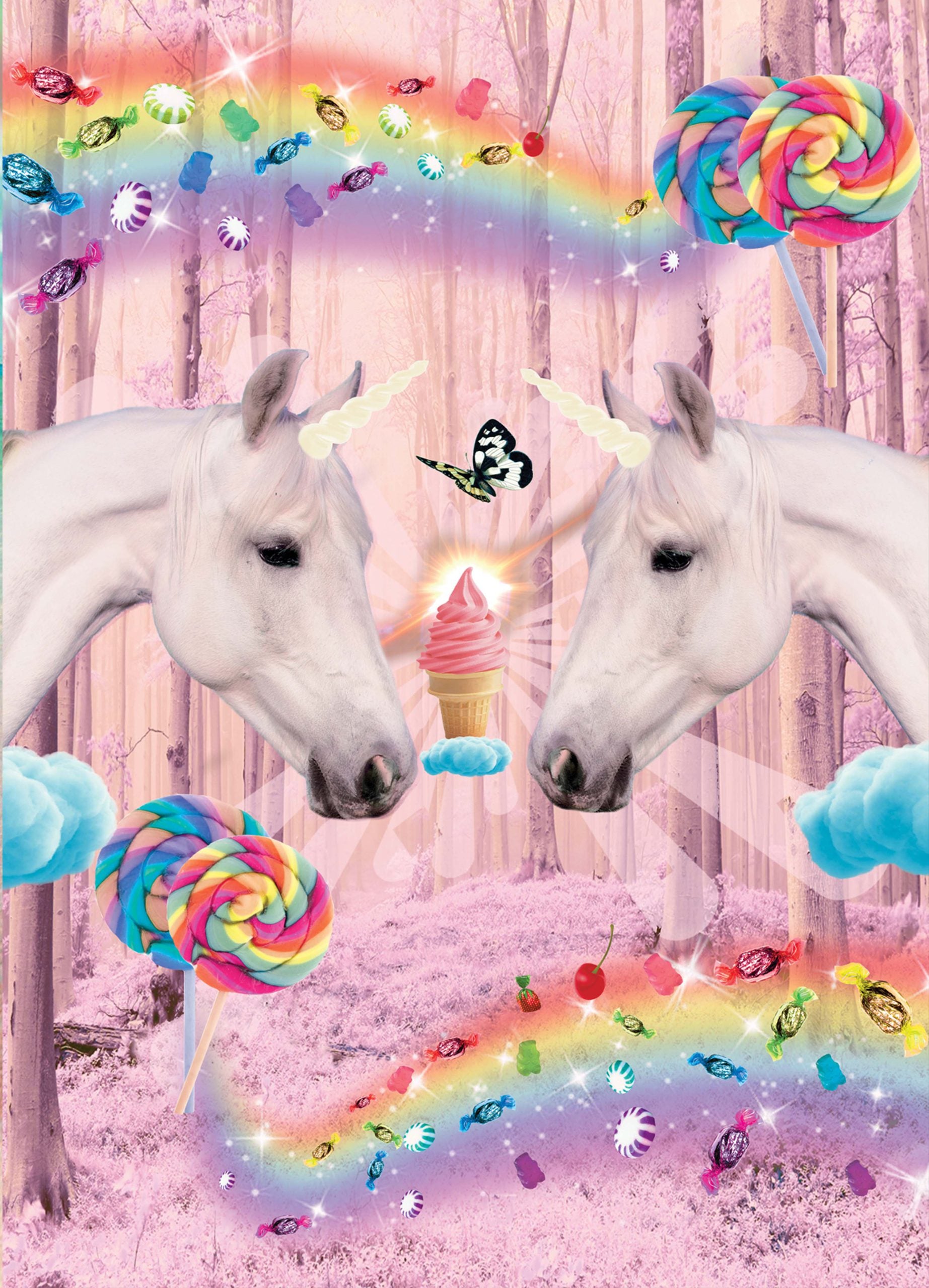 Kaart Pink Unicorns 10 st.-0