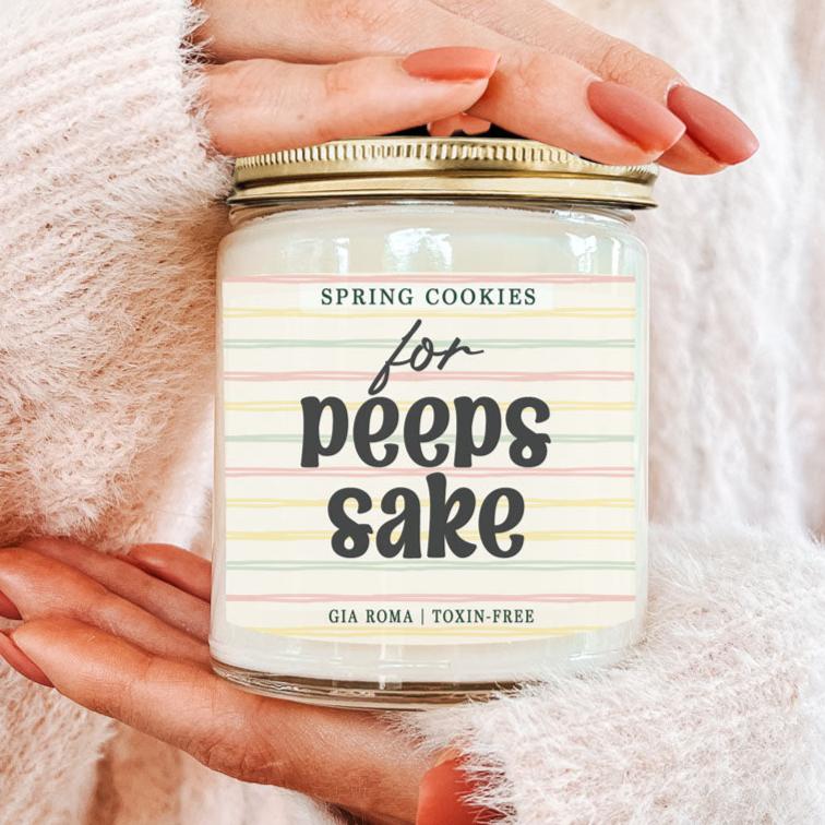 Easter Cookie Candle-0