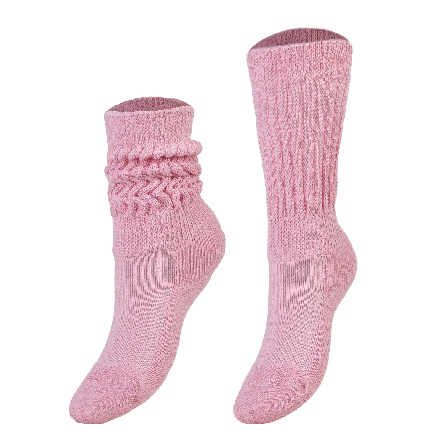 Kids Cotton Knee High Slouch Socks – 1 Pair – Ages 3-15 – Soft, Elastic & Breathable-3