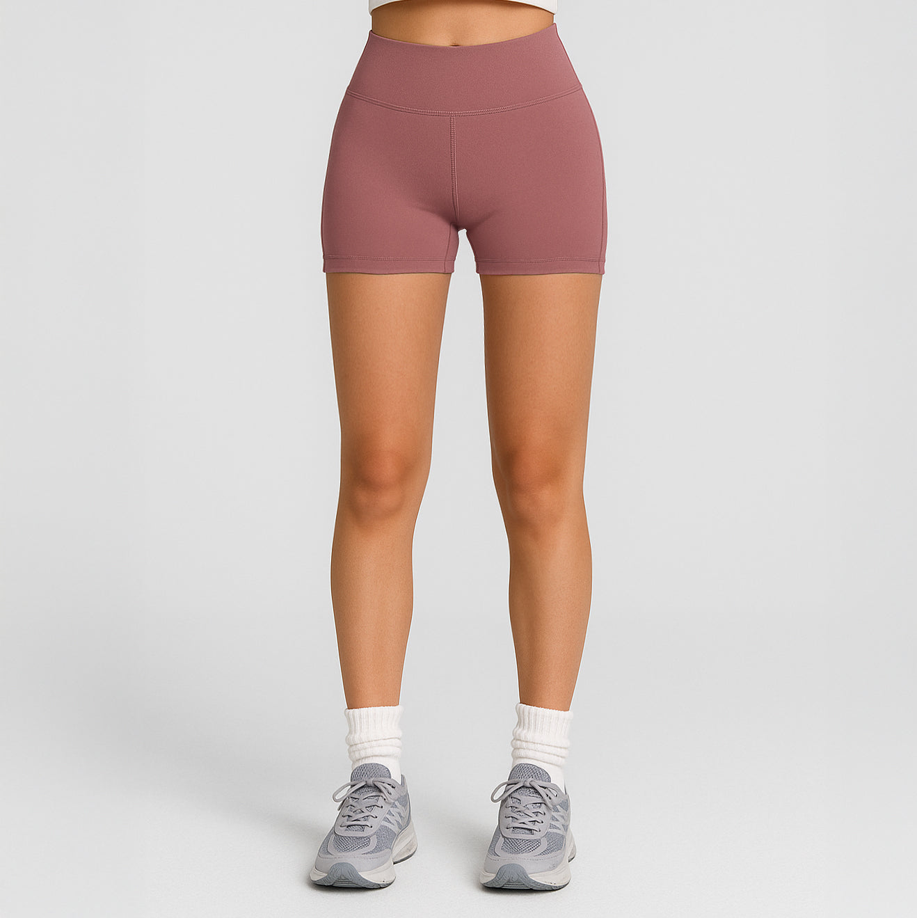 2015 - Women's Athletic Legging Shorts-0