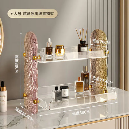 Colorful Acrylic Cup Holder and Organizer for Cosmetics