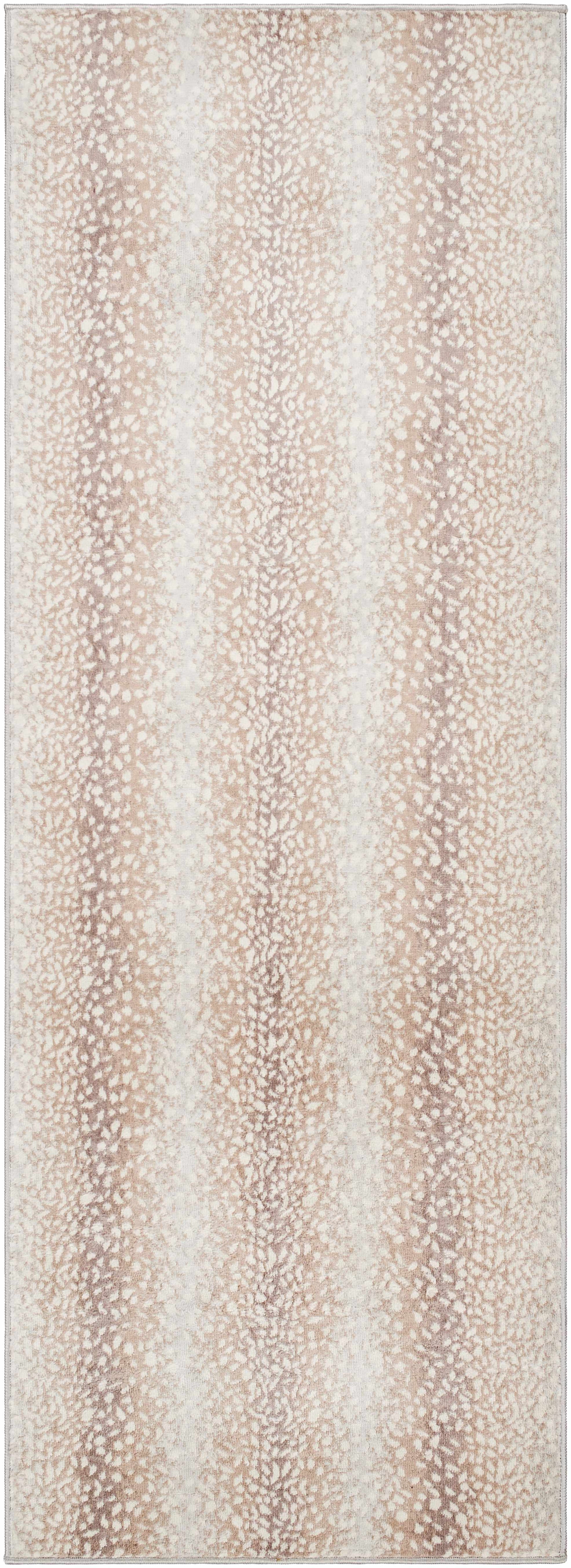Pointblank Tan Leopard Print Rug-5