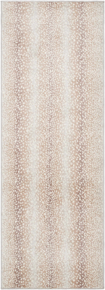 Pointblank Tan Leopard Print Rug-5