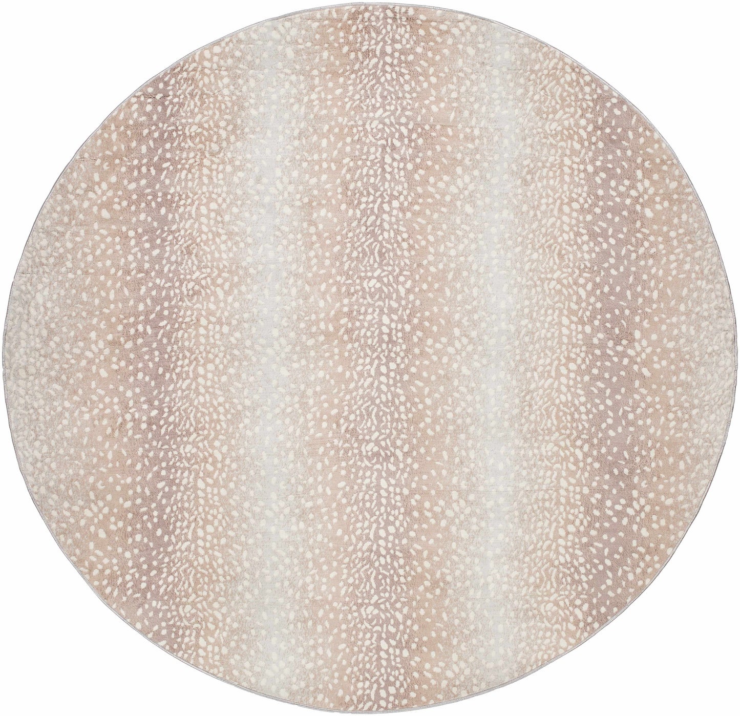 Pointblank Tan Leopard Print Rug-7