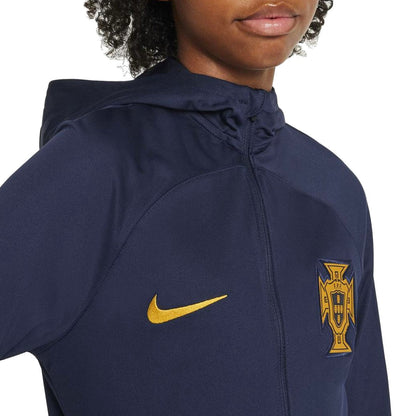 Kids - Portugal hooded training presentation tracksuit 2022/23 - Nike-1