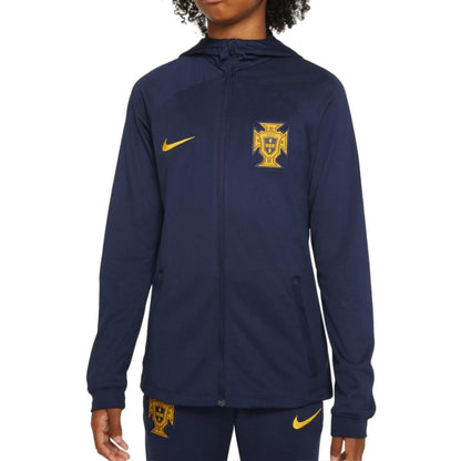 Kids - Portugal hooded training presentation tracksuit 2022/23 - Nike-0