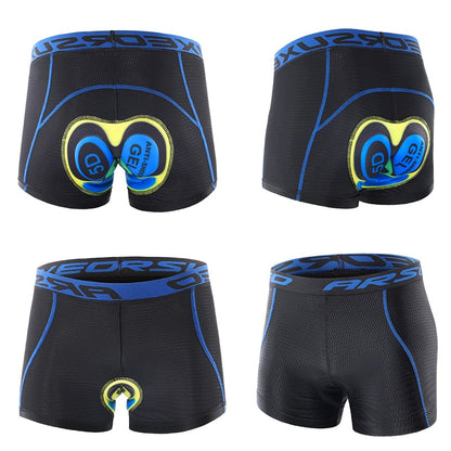 Cycling Underwear Upgrade 3D Gel Pad Cycling Shorts Mountain Bike MTB Shorts Bicycle Underpants Shockproof Men Women-3