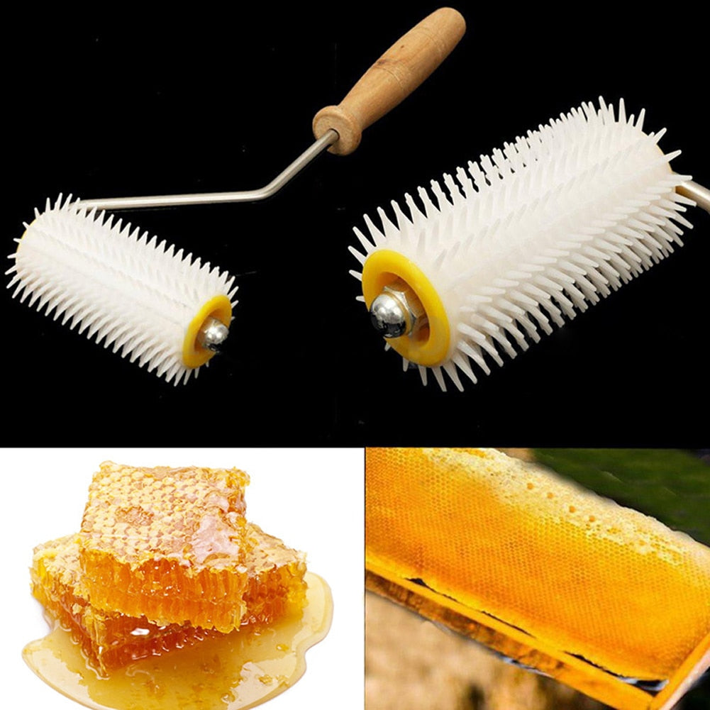 Beekeeping Tool Plastic Uncapping Needle Roller Bee Honey Extracting Equipment-0