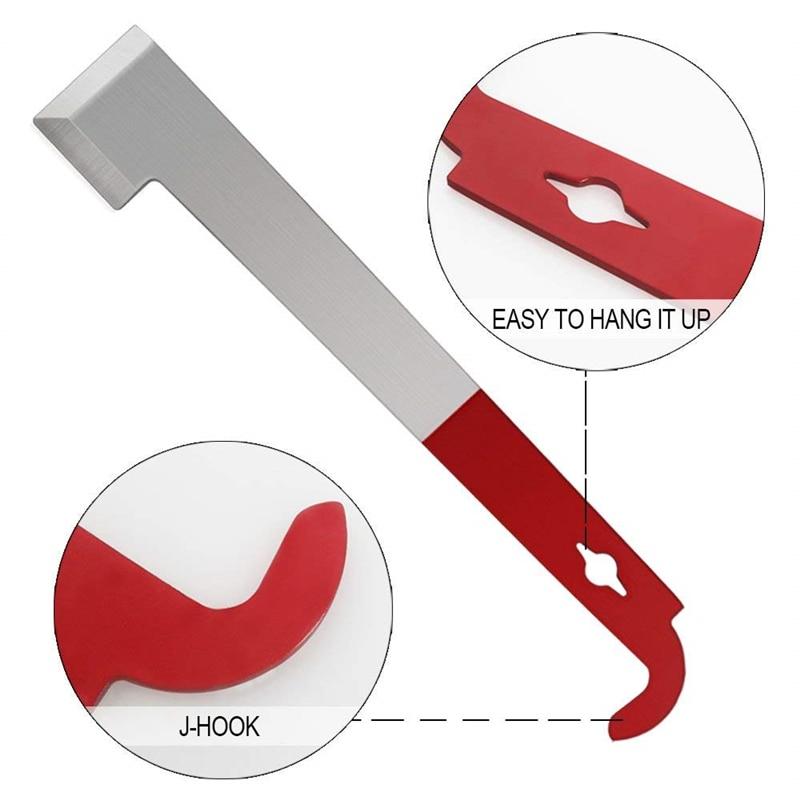 J Hive Tool Stainless Steel Beekeeper Scraper Red Tail Beekeeping Tool-2