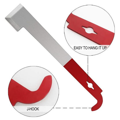 J Hive Tool Stainless Steel Beekeeper Scraper Red Tail Beekeeping Tool-2