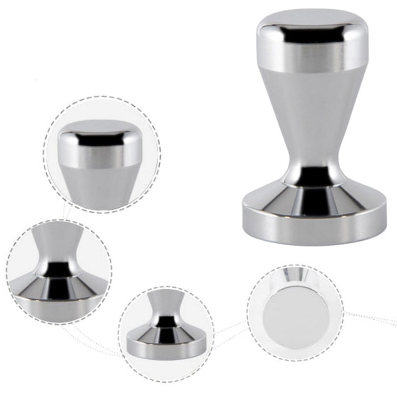 49mm/51mm/57.5mm Coffee Tamper Barista Espresso maker Grinder Handmade Coffee Machine Powder Compactor 1-1
