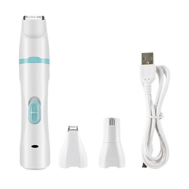 3 IN 1 Pet Grooming Machine USB Charge Dog Cat Hair Trimmer Paw Nail Grinder Pets Clippers Foot Nail Cutter Hair Cutting Machine-5