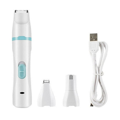 3 IN 1 Pet Grooming Machine USB Charge Dog Cat Hair Trimmer Paw Nail Grinder Pets Clippers Foot Nail Cutter Hair Cutting Machine-5