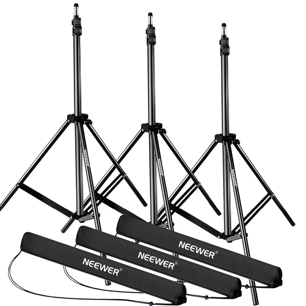 28-83 inches/72-210 centimeters Adjustable Aluminum Alloy Light Stand with Durable Carrying Case for Video Portrait Photo-0