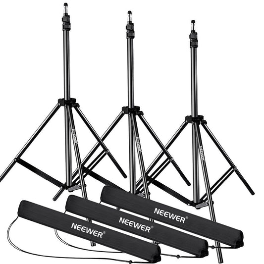 28-83 inches/72-210 centimeters Adjustable Aluminum Alloy Light Stand with Durable Carrying Case for Video Portrait Photo-0