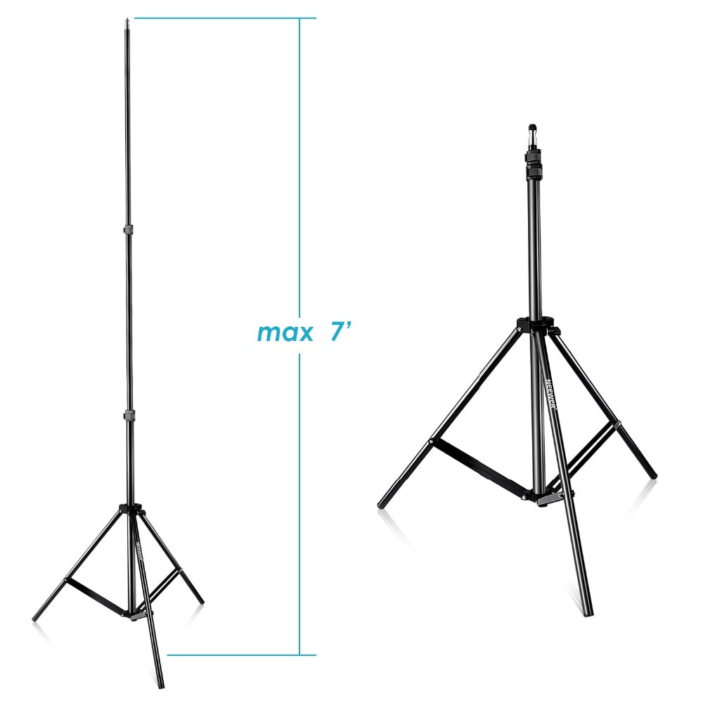 28-83 inches/72-210 centimeters Adjustable Aluminum Alloy Light Stand with Durable Carrying Case for Video Portrait Photo-3