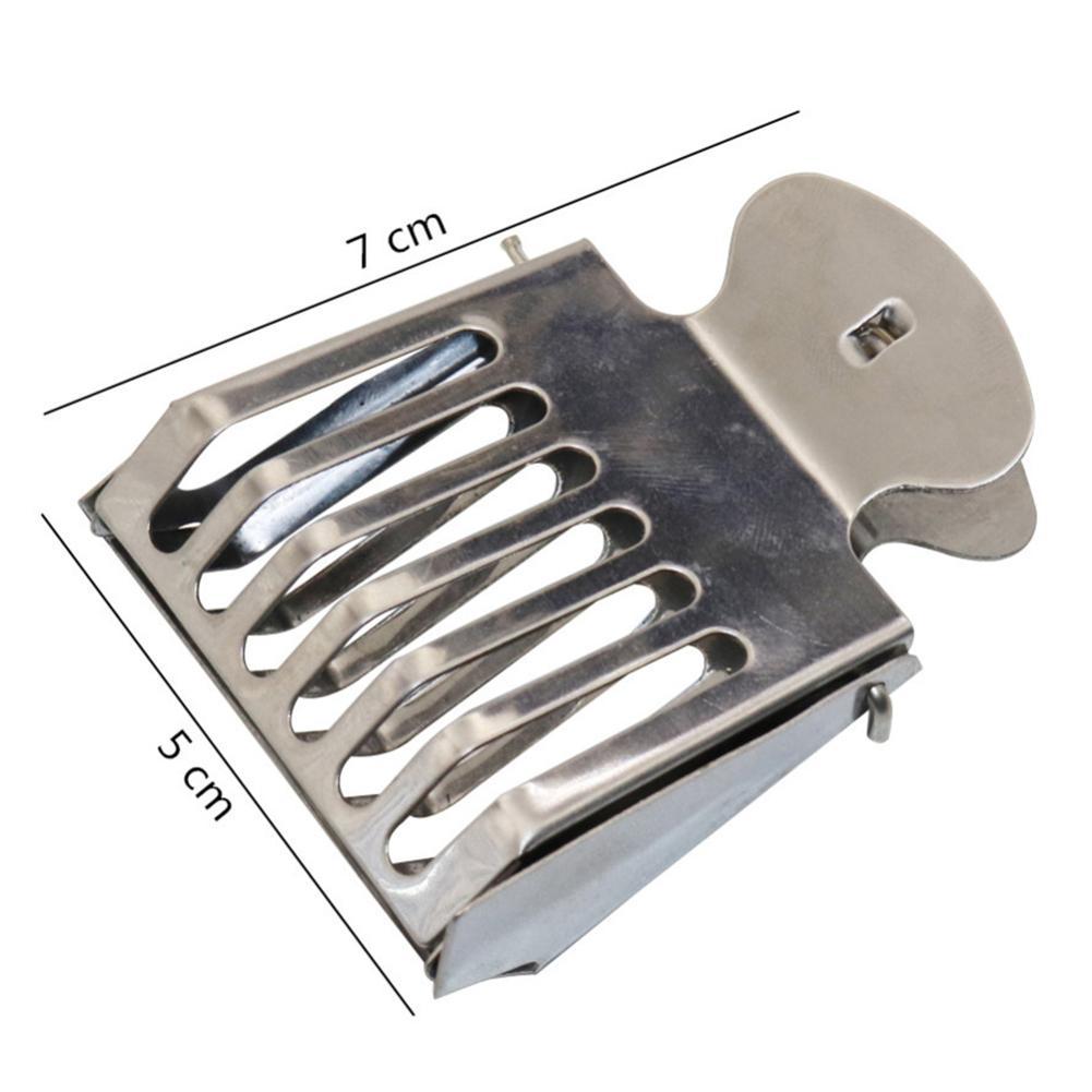 Beekeeping Queen Bee Catcher Cage Stainless Steel Bees Marking Catchers Clip Beekeeper's Tool-2