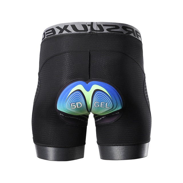 Cycling Shorts Men 5D Gel Pad Cycling Underwear Bicycle MTB Clothing Bike Shorts Shock Absorption Riding Downhill-4