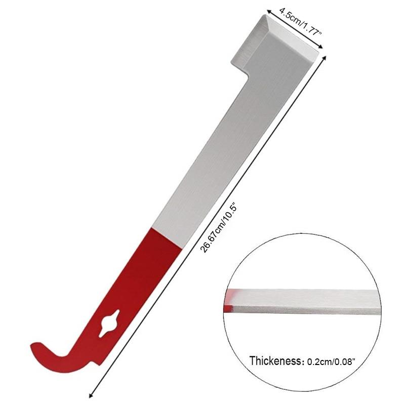 J Hive Tool Stainless Steel Beekeeper Scraper Red Tail Beekeeping Tool-3