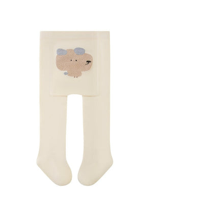 Autumn Baby Girls Breathable Animals Cartoon Pattern Tights-1