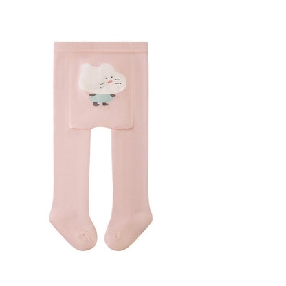 Autumn Baby Girls Breathable Animals Cartoon Pattern Tights-4