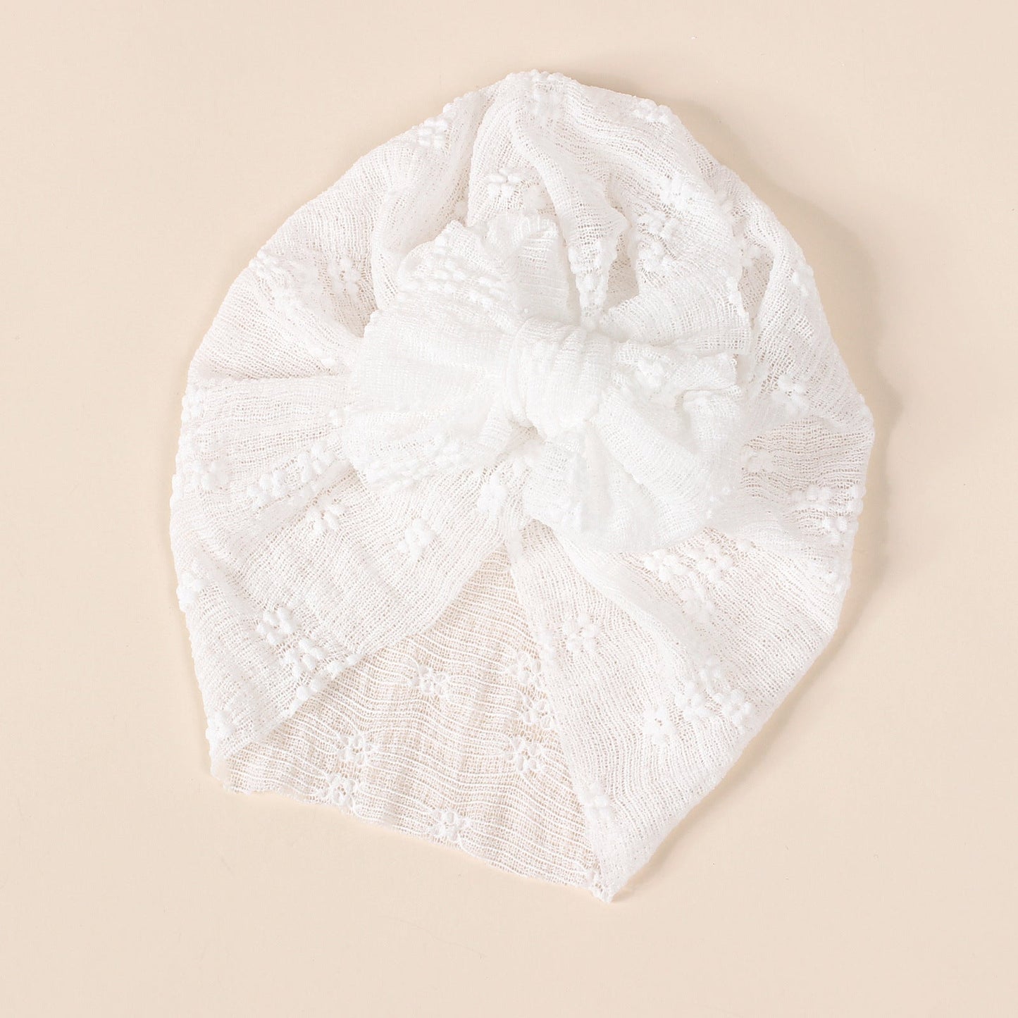 Baby Solid Color Elastic Comfy Breathable Hats-4