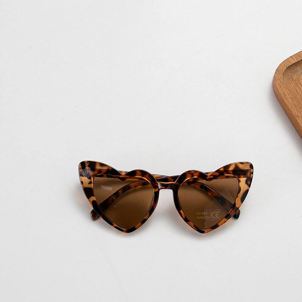 Kids Heart Shape Decoration Sunglasses-6