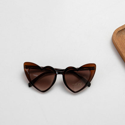 Kids Heart Shape Decoration Sunglasses-7