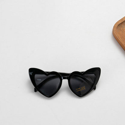 Kids Heart Shape Decoration Sunglasses-5