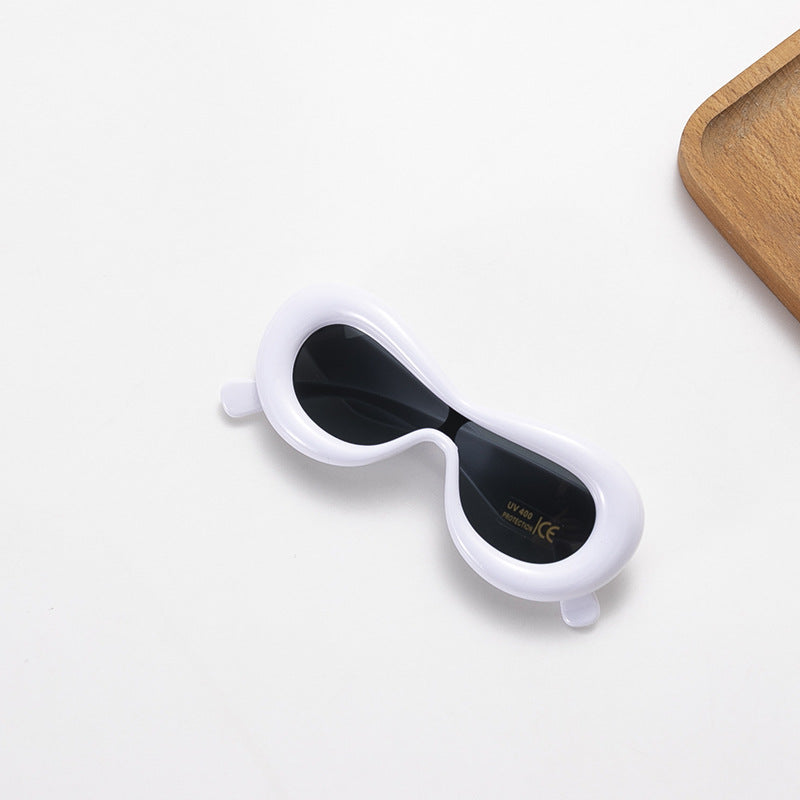 Kids Cool Colorful Sun Protection Outgoing Sunglasses-7