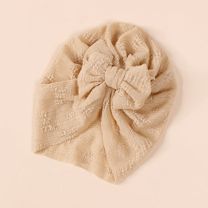 Baby Solid Color Elastic Comfy Breathable Hats-8