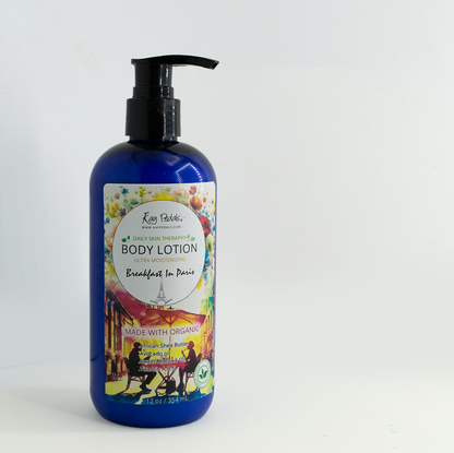 Breakfast In Paris Natural Body Lotion Made With Sensitive Skin Fragrance Oil | Organic Unrefined African Shea Butter | Organic Sweet Almond Oil | Organic Avocado Oil-1