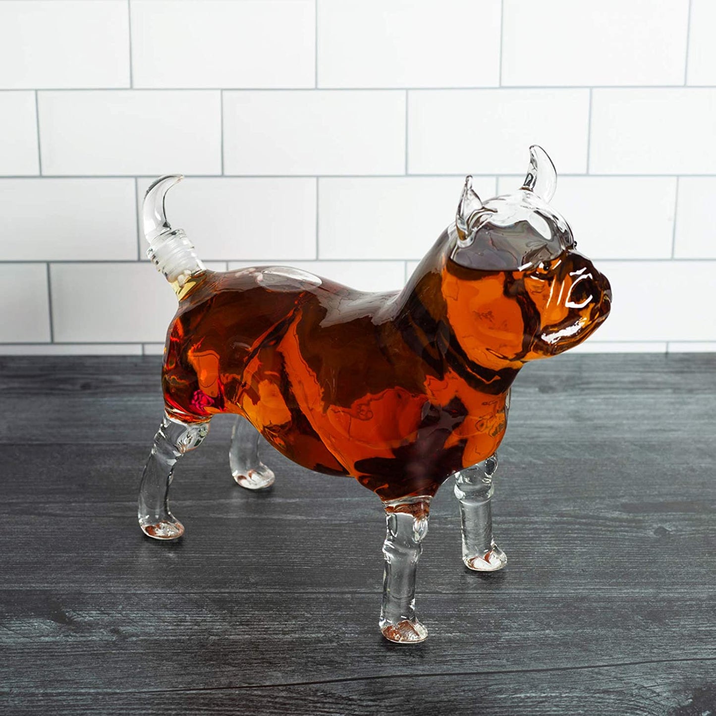 French Bull Dog - Pug Animal Whiskey and Wine Decanter The Wine Savant - 500ml - Whiskey, Wine Scotch or Liquor Decanter-1