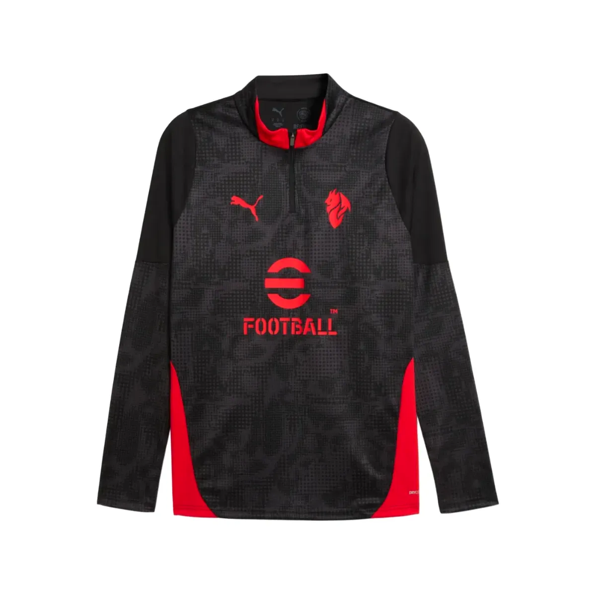 AC Milan black training technical soccer sweat top 2025/26 - Puma-3