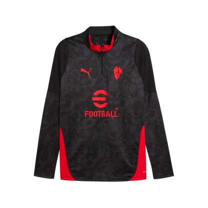AC Milan black training technical soccer sweat top 2025/26 - Puma-3