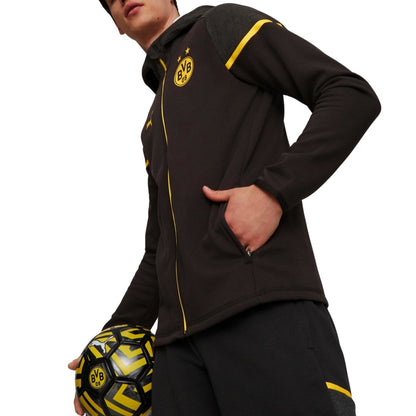 Borussia Dortmund Casual hooded presentation jacket 2023/24 - Puma-1