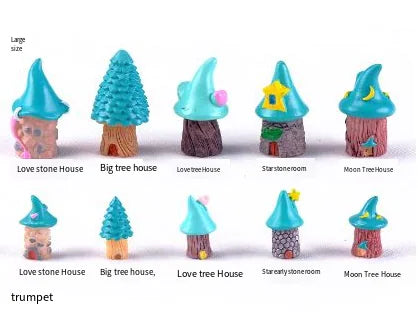 Miniature Landscape Resin Craft - Cartoon Treehouse Decor