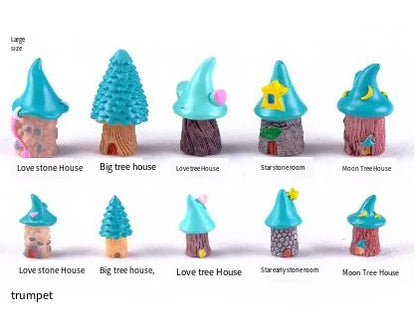 Miniature Landscape Resin Craft - Cartoon Treehouse Decor